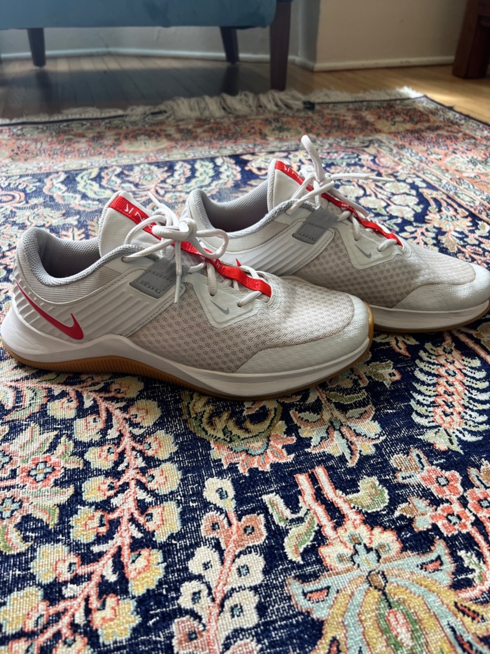 Nike MC Trainer ‘Platinum Tint Chile Red’ Men’s 9.5
